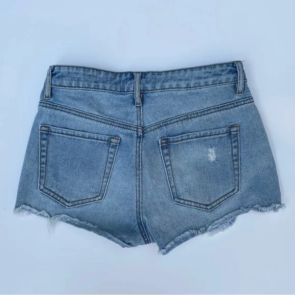 Distressed Denim Shorts - Picture 4 of 4